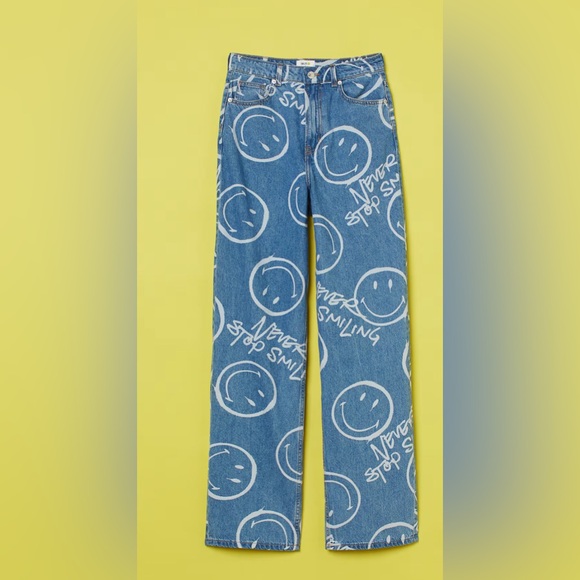 Smiley x H&M size 10 jeans - Picture 1 of 4